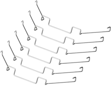 sourcing map 6 st CPU kylfläns fläktkopplingar, 9 cm trådklämma övre krok för PC-moderkort, CPU-kylare