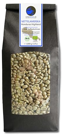 Ekologiskt grönt kaffe - Green Highland Coffee Honduras Highland (gröna kaffebönor 1000g) - GMP-certifierad