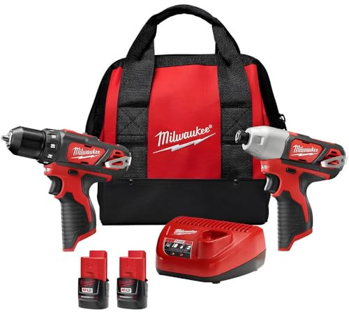Milwaukee M12 2494-22 COMBO DRILL/IMPACT W/2 BAT