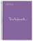 Miquelrius - Quaderno A4-80 fogli 90gr - Quadretti 5x5 mm - 1 striscia colorata - Copertina rigida plastificata - Colore viola