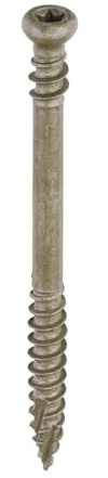 CYLINDER HEAD TORX DECKING SCREWS C2 ADVANCED DECKING TIMBER SCREW 4.5x60 mm (50, Corrosion Resistant)