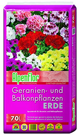 Geranien- und Balkonpflanzenerde - 70 Liter