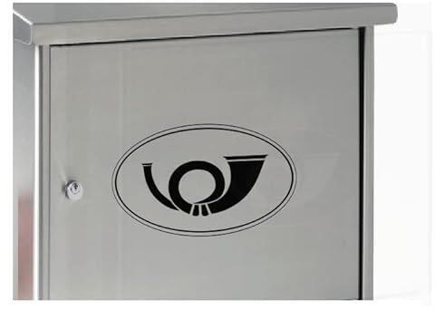 Posthorn Symbol Aufkleber, Abziehbild (RPt 4/1) (15 x 9 cm)