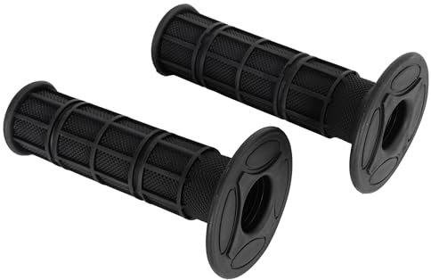 7/8 Motorrad Lenker Griffe für CRF WRF YZF KXF KLX 50cc 70cc 110cc Motorrad Pit Bike, Anti-Rutsch Dirt Bike Griffe Schwarz