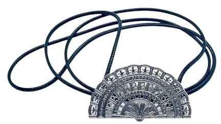 Genérico Porta Abanicos De Mano Cómodos Y Elegantes Negro Y Plata.