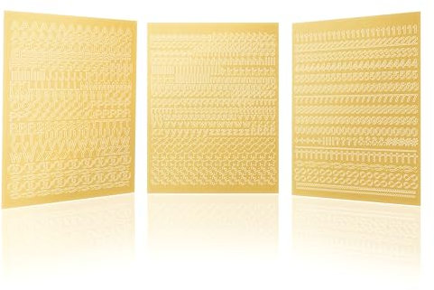 CraftWerk Buchstaben Kerzenaufkleber - Klebebuchstaben Sticker zum Aufkleben und Verzieren für Hochzeit, Taufe, Konfirmation oder Kommunion - Mit Zahlen und Symbolen (Gold Gerade)