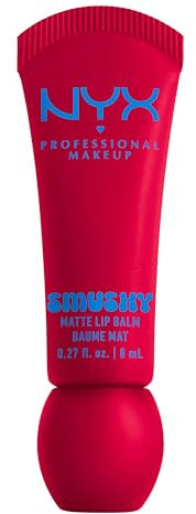 NYX Professional Makeup Smushy Matte Lip Balm, Soft Matte Finish, Hydrating & Buildable Colour, Shade: Sassy Stuff, 8ml