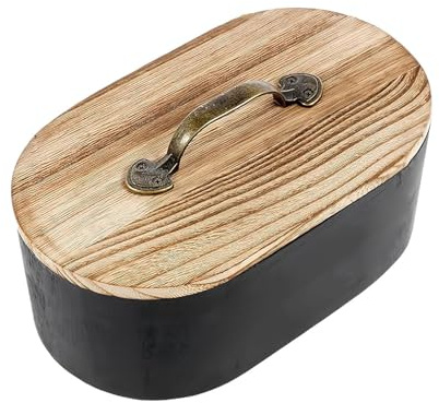 Soporte de sello – Sello de madera rústico de 5.12 pulgadas, almohadilla de almacenamiento para tampones, soporte de almacenamiento para período femenino | Accesorios decorativos de baño para