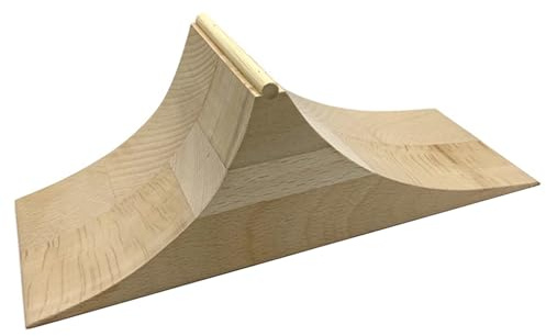 Xoeryoy Fingerboard Ramp Wooden Professional Finger Skateboard Ramp Realistic Fingerboard Obstacles for Boys, Kids Style 1