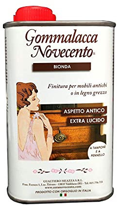 Cera Novecento 0831 Vernice Gommalacca Bionda, Neutro, 250 ml