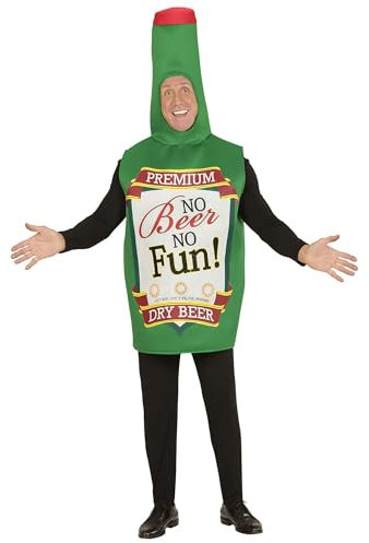 W WIDMANN MILANO Party Fashion - Costume Bouteille de bière, Carnaval, Fête à thème