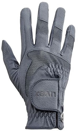 Uvex i-Performance 2 - Flexible Riding Gloves for Men and Women - Durable - Breathable Material - Blue - 7