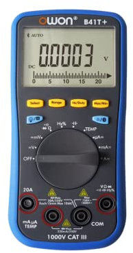 Owon B41T+ 4 1/2 Digitales Multimeter mit Bluetooth, Effektivwerte, Hintergrundbeleuchtung, Testmessgerät