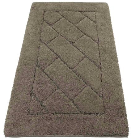 Casatessile rutschfeste Badematte MEGANEMATS - Visone, 70x140 cm.