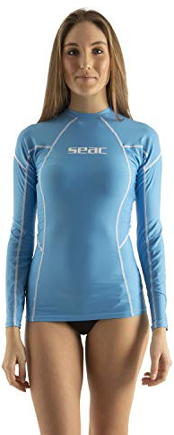 Seac RAA Long Evo Lady Rash Guard UV-Schutz-Shirt zum Schnorcheln und Schwimmen Langarm für Damen