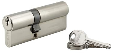 THIRARD - Cylindre de serrure double entrée SA, 35x50mm, anti-arrachement, nickel, 3 clés