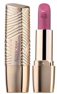 Deborah Milano - Rossetto Milano Red, N.7 Rose Dahlia, Colore Pieno e Brillante, con Acido Ialuronico per un Comfort Estremo a Lunga Tenuta
