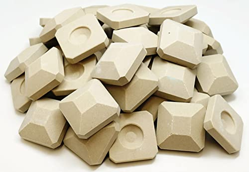 Replacement for Compatible with Gas Grill 48 Pieces Ceramic Briquette Set for Lynx, 41648