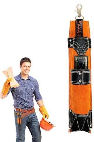 Nankoyal Portaelectrodos de soldadura,Bolsa de herramientas de soldadura,Bolsa de soldadura Portaelectrodos de piel de vaca | Bolsa para varilla de soldadura, riñonera para varilla de soldadura para