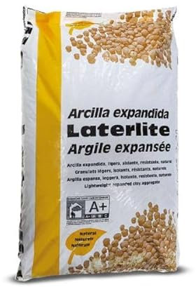 World PLANTIL Arcilla Expandida Saco 50L / Aislante/Ligera/Resistente/ÁRIDO CERÁMICO/para Mezclas de sustratos para Plantas/Mezclas de hormigón