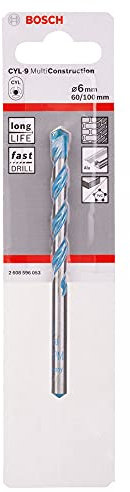 Bosch Professional - Broca multiuso CYL-9 MultiConstruction 6 x 60 x 100 mm