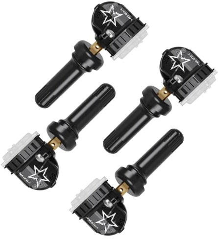 CDWTPS TPMS Sensor GM 4-Pack, 315MHZ Tire Pressure Monitor System for GM| GMC | Chevy | Buick | Cadillac Replace#13598771,13598772,13586335,13581558,20923680