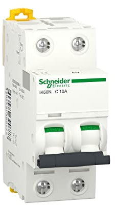 CABLEPELADO Interruptor Automático Magnetotérmico Acti9 iK60 | Normas EN 60898-1, CEI 60947-2, CEI 60529 | 6kA | 2P | CURVA C | IP20 | 20A