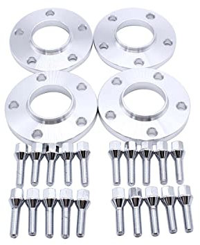 4 pcs/set 12mm & 15mm Thickness 5x120 PCD Hub Centric Wheel Spacers M12x1.5 Adaptors Centre Bore 72.6mm Compatible with BMW 3 Series M3 E30, E36, E46, E90, E91, E92, E93