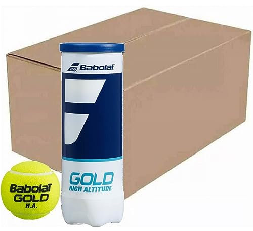 Babolat Gold High Altitude Tennis Balls - Case (72 Balls) - 3 Balls/Can