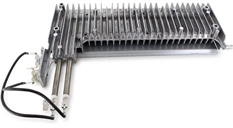 DL-pro Heizelement für Whirlpool Bauknecht 481231028307 IRCA Heizung Rippenformheizung Heizregister 2300W 230V für TRA 44KT TRAK Trockner Waschtrockner Wäschetrockner