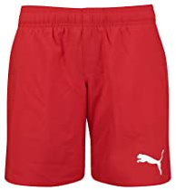 Puma Mixte Enfant Shorts Maillot De Bain, Rouge, 164 EU