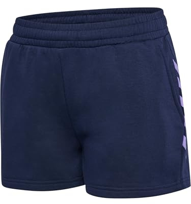 hummel hmlSTALTIC Cotton Short Damen F7220 blaulila M