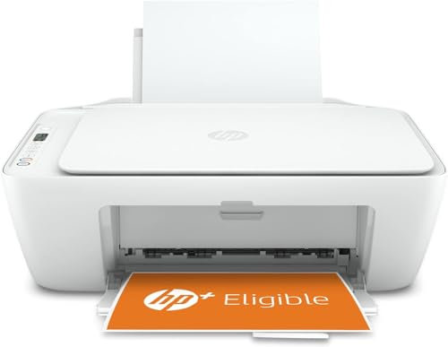 HP 26K72B DeskJet 2710e All-In-One Colour Printer with 6 Months of Instant Ink with +, White (Renewed)