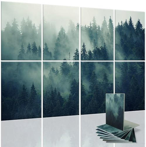 Art3d Soundproof Wall Panels 48x32, 8-Pack Acoustic Wall Art Panels, Sound Absorbing Decorative Wall Panels for Living Room, Bedroom, Kitchen, Studio, Polyester UV Print