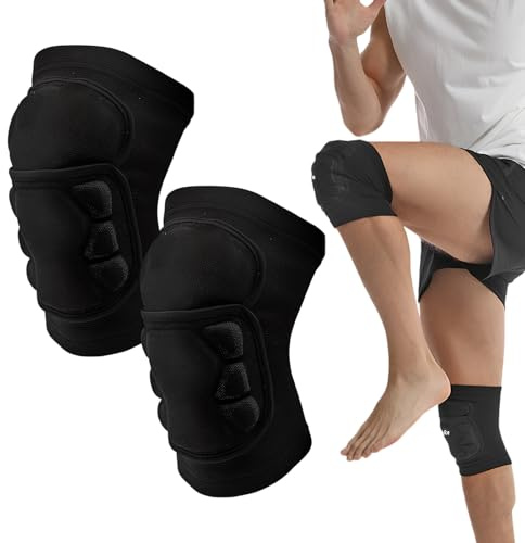 Eclove Rodilleras Elásticas Antideslizantes, Protección para la Rodilla, Rodilleras Protectoras para Danza, fútbol, Voleibol, Baloncesto, Yoga y Patinaje, L