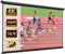 VonHaus Pull Down Projector Screen, 90 Wall Mounted 4K HD Projection Screen with 16:9 Aspect Ratio, Home Cinema Wall or Ceiling Mountable with Soft Close Mechanism & Stainless Steel Casing