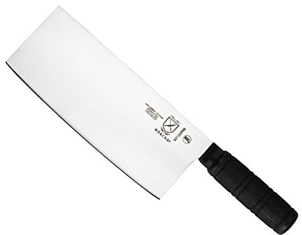 Mercer Culinary Chinese Chef's Knife With Measurements, 8 Inch, Black