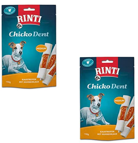 RINTI Extra Chicko DENT CHICKEN MEDIUM für Hunde - Doppelpack - 2 x 150g