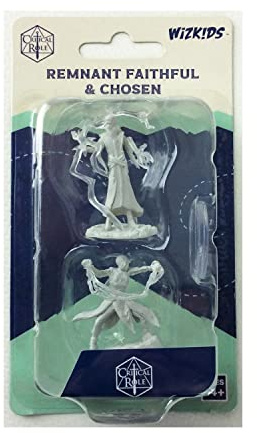 WizKids - Juego de 2 miniaturas de mazmorras y dragones sin pintar/imprimado por WizKids, compatible con DND D&D y otros juegos de rol de mesa TTRPG