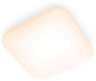 Philips myLiving Mauve LED Deckenleuchte (12 W), LED Leuchte mit warmweißem Licht, energiesparende Raumbeleuchtung mit EyeComfort, weiß