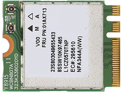 Tarjeta WiFi NFA344a M.2, Tarjeta de Red Inalámbrica BT de 867 Mbps, Adaptador de Red Interna de Expansión de Módulo Inalámbrico, Tarjeta WiFi NGFF para 710S E470 E475 E570 E575
