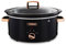 Tower T16019RG Infinity Slow Cooker with 3 Heat Settings and Keep Warm Function, 6.5 L, 270 W, Black and Rose Gold