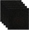 MEISO 5 Pezzi Filtro Carbone Attivo, Cuscinetti di Ricambio per Filtro per Acquario, in Spugna di Carbone Attivo, Filtro Multiuso a Carboni Attivi, Compatibili con Pesci e Acquari