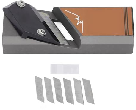 Candeon Placo Rabot à Chanfreiner, Rabot à Main Pour Plaques De Plâtre, 2 En 1 Plat Et 45° Biseau Raboteuse à Chanfreiner Pour Cloisons Sèches, Araseur De Chant Outil De Coupe Pour Plaques De Plâtre