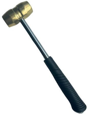 L 0,5 kilogram légère Laiton plaqué Marteau, forgeron, Silversmith, bijoux, stamping, Dapping. (J1512) gratuite au Royaume-Uni