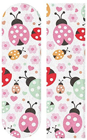 MNSRUU Skateboard Griptape Lady Bug Griptape Schleifpapier für Roller Rollerboard, 22,9 x 83 cm