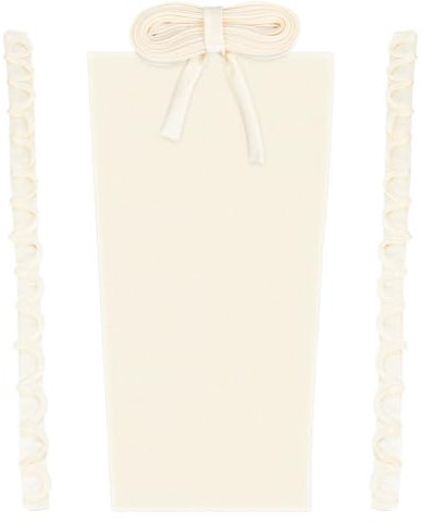 BENECREAT Beige Satin-Reißverschluss-Ersatzset, Satin-Korsett-Rücken-Set, Verstellbar DIY-Handwerk Hochzeitskleid-Zubehör Materialien Für Hochzeit, Abschlussball, Formelle Kleidung