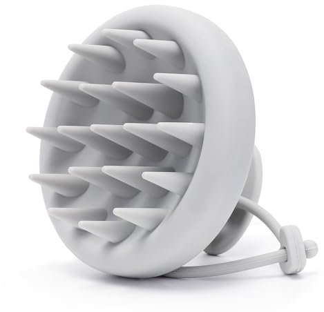 Kopfhaut Massagebürste,Silikon Shampoo Bürste, kopfhautmassage haarbürste Nass & Trocken, scalp massager zum Peeling und zur Stimulierung des Haarwachstums, Schuppenreduktion, Kopfmassage