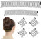 FYting 4 Stück Haarreifen Damen,Haarreif Männer,Zick Zack Haarreif,Gewelltes Haarband aus Metall, Unsichtbares Haarband für Gebrochenes Haar, Unisex, für Outdoor, Sport, Fitness, Yoga