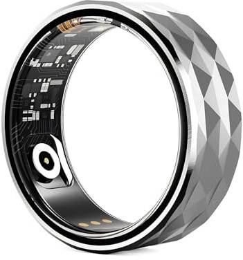 Smart Ring, Bärbar Fitness Sleep Tracker för Män Kvinnor, 7 Dagars Batteritid, Vattentäta Hälsoringar Stöder Flera Sportlägen - Din Hälsosamma Assistent, för LuckRing APP (20#)